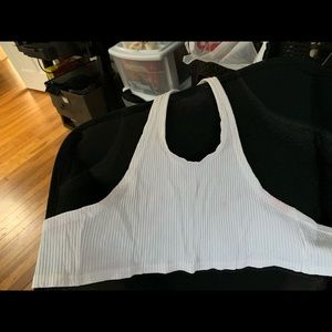 WHITE SOFT CROP TOP - M/S